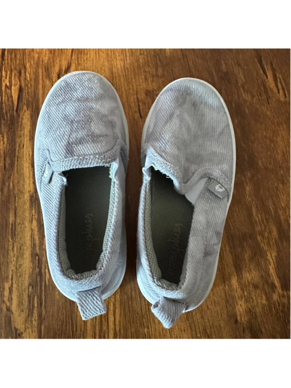 Oomphies Slip On Sneakers Toddler Boys Size 8 Gray Casual Shoes